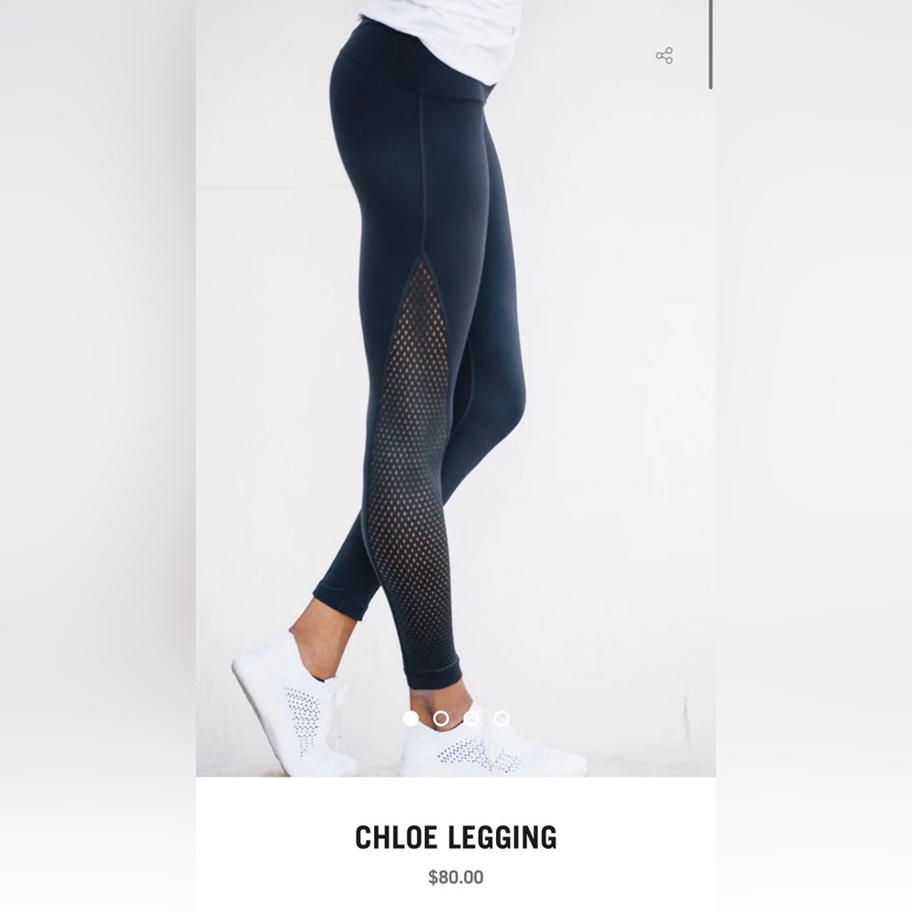Montiel Chloe Leggings Medium 8/10 Black
